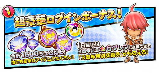画像ギャラリー No.002のサムネイル画像 / 「ファンタジーライフ オンライン」で“3周年感謝祭！”キャンペーンが開催
