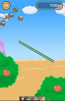 画像ギャラリー No.008のサムネイル画像 / 猫達の命運はプレイヤー次第。スマホ向けランニングゲーム「箱ねこスライダー」を紹介する「(ほぼ)日刊スマホゲーム通信」第790回