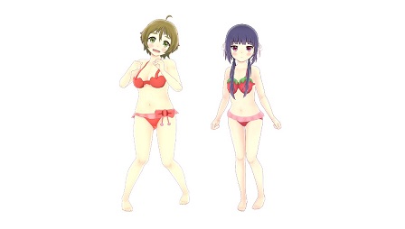 画像ギャラリー No.003のサムネイル画像 / 「ミラクルガールズフェスティバル」,DLC衣装「水着セット」を配信