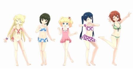 画像ギャラリー No.010のサムネイル画像 / 「ミラクルガールズフェスティバル」,DLC衣装「水着セット」を配信
