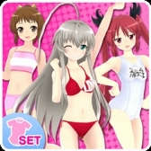 画像ギャラリー No.001のサムネイル画像 / 「ミラクルガールズフェスティバル」，「ニャル子さんF」など3作品の「水着セット」が配信に