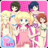 画像ギャラリー No.002のサムネイル画像 / 「ミラクルガールズフェスティバル」，「ニャル子さんF」など3作品の「水着セット」が配信に