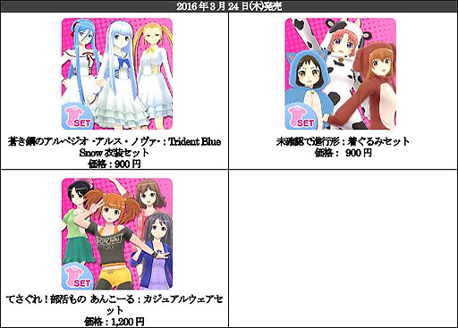 画像ギャラリー No.003のサムネイル画像 / 「MIRACLE GIRLS FESTIVAL」，DLCコスチューム第3弾の配信内容が公開に
