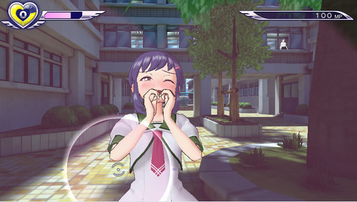 画像ギャラリー No.009のサムネイル画像 / 「ぎゃる☆がん だぶるぴーす」がPS4/PS Vita向けに2015年夏の発売決定。パワーアップした眼力で“障害物”などの透視が可能に