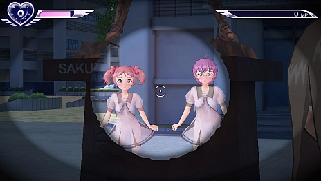 画像ギャラリー No.020のサムネイル画像 / 「ぎゃる☆がん だぶるぴーす」がPS4/PS Vita向けに2015年夏の発売決定。パワーアップした眼力で“障害物”などの透視が可能に