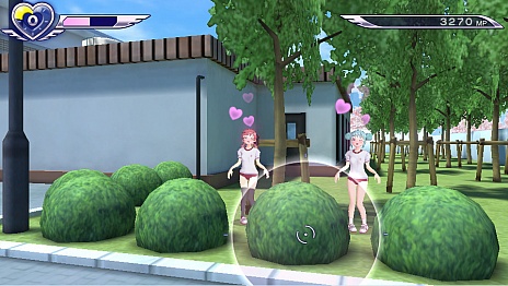画像ギャラリー No.024のサムネイル画像 / 「ぎゃる☆がん だぶるぴーす」がPS4/PS Vita向けに2015年夏の発売決定。パワーアップした眼力で“障害物”などの透視が可能に