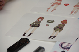 画像ギャラリー No.024のサムネイル画像 / 「ぎゃる☆がん だぶるぴーす」下着デザイン選考会に潜入してみた。誕生秘話を聞いたインタビューも掲載
