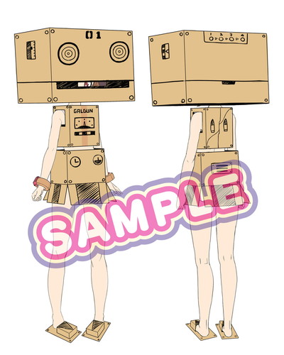 画像ギャラリー No.001のサムネイル画像 / 「ぎゃる☆がん だぶるぴーす」店舗別特典の追加情報が公開。Amazonのダンボール装備やゲオのアレンジ制服など