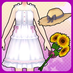 画像ギャラリー No.001のサムネイル画像 / 「ぎゃる☆がん だぶるぴーす」，白ワンピなど第4弾DLC衣装は17日から配信