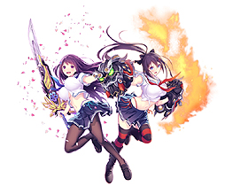 画像ギャラリー No.002のサムネイル画像 / 「VALKYRIE DRIVE -BHIKKHUNI-」，進化する武器（アーム）の詳細が明らかに。少女達が駆使する武器も一挙公開