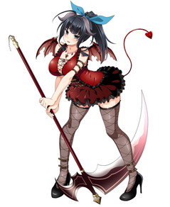 画像ギャラリー No.006のサムネイル画像 / 「VALKYRIE DRIVE -SIREN-」,レイドイベントで悪魔衣装のキャラが出現中