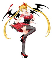 画像ギャラリー No.010のサムネイル画像 / 「VALKYRIE DRIVE -SIREN-」,レイドイベントで悪魔衣装のキャラが出現中