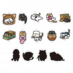 画像ギャラリー No.002のサムネイル画像 / 「ねこあつめ」のアクリルキーホルダーが8月上旬に発売。シークレット4種を含む全14種類のコンプリートBOX予約も開始