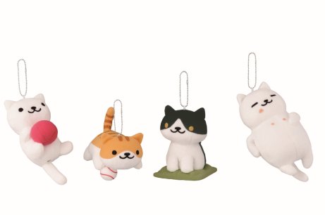画像ギャラリー No.012のサムネイル画像 / 「ねこあつめ」のぬいぐるみやクリーナーストラップが8月下旬よりプライズ景品に順次登場