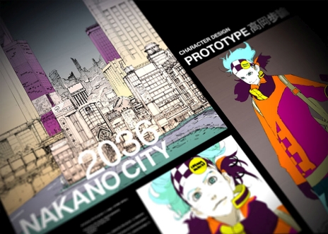 画像ギャラリー No.004のサムネイル画像 / 「ANONYMOUS;CODE」に登場するデジタル探偵業「チーム“アゾット”」の情報と，近未来バイク「グレイパー」のイメージボードが公開に
