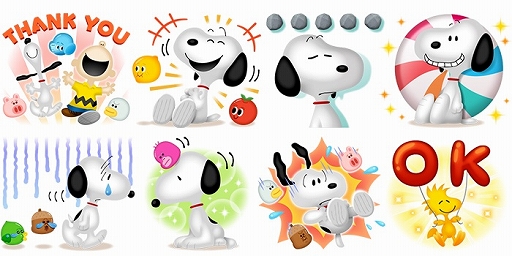 画像ギャラリー No.002のサムネイル画像 / 「LINE バブル2」で「スヌーピー」とのコラボが開催。限定LINEスタンプも配信スタート