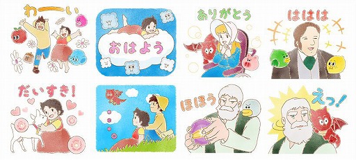 画像ギャラリー No.002のサムネイル画像 / 「LINE バブル 2」,アルプスの少女ハイジとのコラボイベントが開始