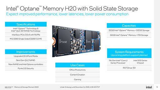 画像ギャラリー No.008のサムネイル画像 / Intel,新型SSD「SSD 670p」とOptane Memory付きSSD「Optane H20」を発表