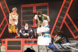 画像ギャラリー No.026のサムネイル画像 / 舞台「イケメン戦国 THE STAGE〜真田幸村編〜」のゲネプロをレポート。東京銀座ベイホテルとのコラボ企画の様子も合わせてお届け