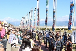 画像ギャラリー No.050のサムネイル画像 / イケメン武将たちとふたり旅気分が楽しめる「イケメン戦国」×山梨県笛吹市コラボ&大迫力の川中島合戦戦国絵巻レポート