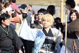 画像ギャラリー No.053のサムネイル画像 / イケメン武将たちとふたり旅気分が楽しめる「イケメン戦国」×山梨県笛吹市コラボ＆大迫力の川中島合戦戦国絵巻レポート