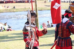画像ギャラリー No.056のサムネイル画像 / イケメン武将たちとふたり旅気分が楽しめる「イケメン戦国」×山梨県笛吹市コラボ＆大迫力の川中島合戦戦国絵巻レポート