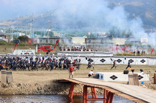 画像ギャラリー No.068のサムネイル画像 / イケメン武将たちとふたり旅気分が楽しめる「イケメン戦国」×山梨県笛吹市コラボ＆大迫力の川中島合戦戦国絵巻レポート