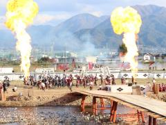 イケメン武将たちとふたり旅気分が楽しめる「イケメン戦国」×山梨県笛吹市コラボ＆大迫力の川中島合戦戦国絵巻レポート