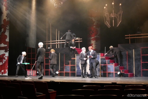 画像ギャラリー No.006のサムネイル画像 / 「イケメン戦国 THE STAGE スペシャル公演 初夢！〜ようこそ！くらぶ乱世へ〜」公開ゲネプロレポート。ホストになった戦国武将が舞い踊る初夢のようなひととき