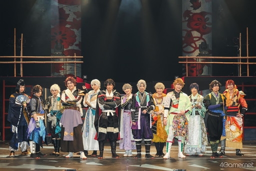 画像ギャラリー No.015のサムネイル画像 / 「イケメン戦国 THE STAGE スペシャル公演 初夢！〜ようこそ！くらぶ乱世へ〜」公開ゲネプロレポート。ホストになった戦国武将が舞い踊る初夢のようなひととき