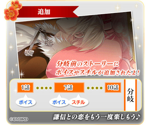 画像ギャラリー No.005のサムネイル画像 / 「イケメン戦国◆時をかける恋」上杉謙信の“永遠の恋”ルートが配信開始