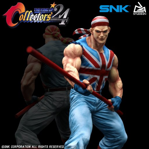 画像ギャラリー No.001のサムネイル画像 / 炎の棒術使い“ビリー・カーン”を立体化。「THE KING OF COLLECTORS'24 No.4 ビリー・カーン」2024年1月にリリース