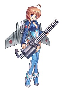 画像ギャラリー No.002のサムネイル画像 / 戦闘機と美少女が融合。「音速少女隊」Android版のOBTを4月下旬にスタート
