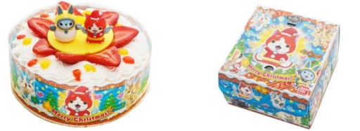 画像ギャラリー No.001のサムネイル画像 / 「妖怪ウォッチ」などをモチーフにしたクリスマスケーキが発売中