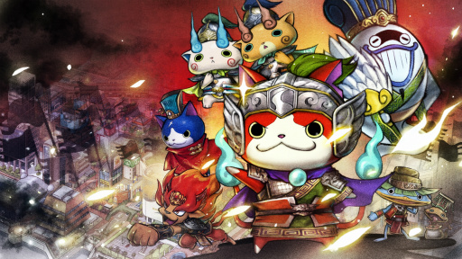 画像ギャラリー No.002のサムネイル画像 / 妖怪達が武将に変身！ 「妖怪三国志」のゲーム内容を一挙紹介。ジバニャンやコマさん，USAピョン達が三つ巴の戦いを繰り広げる