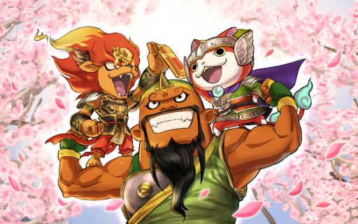 画像ギャラリー No.125のサムネイル画像 / 妖怪達が武将に変身！ 「妖怪三国志」のゲーム内容を一挙紹介。ジバニャンやコマさん，USAピョン達が三つ巴の戦いを繰り広げる