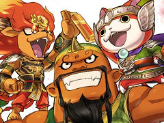 妖怪達が武将に変身！ 「妖怪三国志」のゲーム内容を一挙紹介。ジバニャンやコマさん，USAピョン達が三つ巴の戦いを繰り広げる