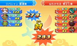 画像ギャラリー No.252のサムネイル画像 / 妖怪達が武将に変身！ 「妖怪三国志」のゲーム内容を一挙紹介。ジバニャンやコマさん，USAピョン達が三つ巴の戦いを繰り広げる