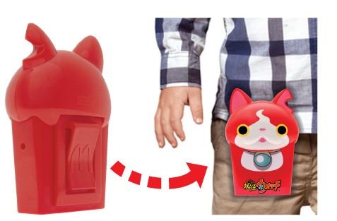 画像ギャラリー No.005のサムネイル画像 / マクドナルド,「妖怪ウォッチ」デザインのポテトケースを8月7日より販売