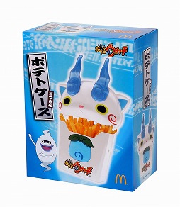 画像ギャラリー No.006のサムネイル画像 / マクドナルド,「妖怪ウォッチ」デザインのポテトケースを8月7日より販売