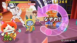 画像ギャラリー No.003のサムネイル画像 / スマホアプリ「妖怪ウォッチ ゲラポリズム」の配信時期が2017年3月に決定。シリーズ初のリズムアクションゲーム