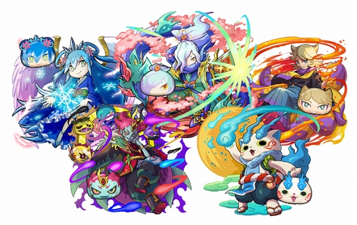 画像ギャラリー No.010のサムネイル画像 / 「妖怪ウォッチ ぷにぷに」，「モンスターストライク」とのコラボ第2弾が本日開始