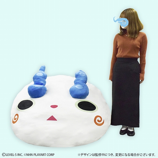 画像ギャラリー No.007のサムネイル画像 / 「妖怪ウォッチ ぷにぷに」より全長約1mのジバニャン,コマさんのBIGぬいぐるみ登場。それぞれ限定50個,税込価格は3万3000円