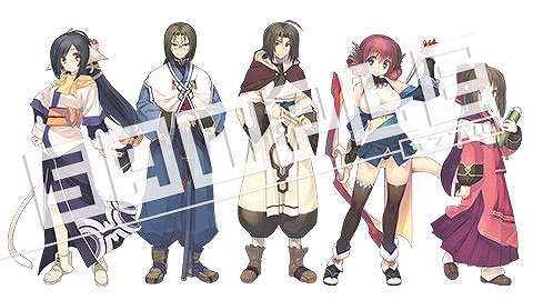 画像ギャラリー No.008のサムネイル画像 / 「うたわれるもの 偽りの仮面」,店舗別特典イラストの線画やラフが公開