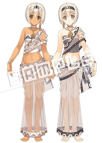 画像ギャラリー No.018のサムネイル画像 / 「うたわれるもの 偽りの仮面」,店舗別特典イラストの線画やラフが公開