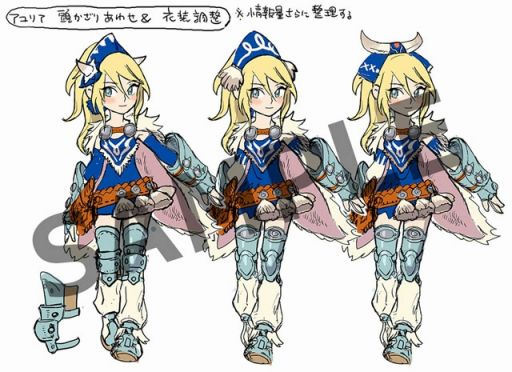 画像ギャラリー No.012のサムネイル画像 / 「モンスターハンターストーリーズ RIDE ON」,キャラクター原案設定を公開