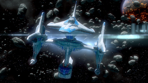 画像ギャラリー No.002のサムネイル画像 / 「スターオーシャン5」に登場する宇宙戦艦「チャールズ・D・ゴールF」の情報が公開