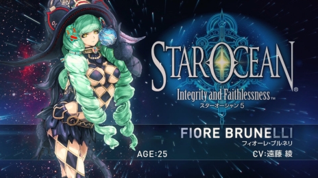 画像ギャラリー No.003のサムネイル画像 / 「スターオーシャン5」に登場する呪印術士「フィオーレ・ブルネリ」（CV：遠藤 綾）を紹介するムービーが公開に