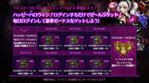 画像ギャラリー No.002のサムネイル画像 / 「ドラゴンスラッシュ」，ログインボーナスやルーレットなどハロウィン特別記念イベントが開催