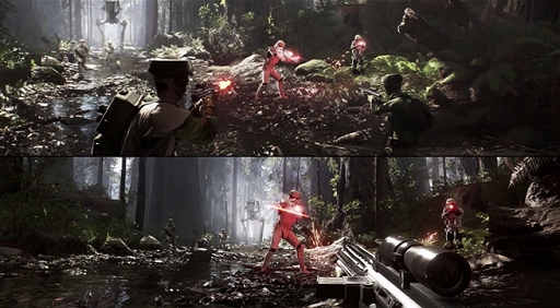 画像ギャラリー No.008のサムネイル画像 / 新作「Star Wars Battlefront」では，どのようなグラフィックス技術が採用されているのか。開発者ビデオダイアリー第1弾が公開
